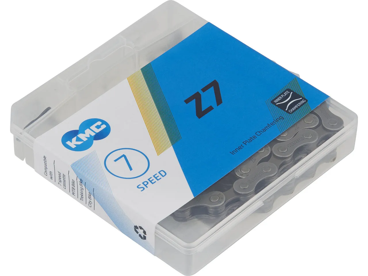 KMC Z7 Kette 6-/7-fach, Grey, 114 Links KMC Z7 Kette 6-/7-fach, Grey, 114 Links