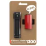 Knog Blinder 1300 + Mid Cobber Cykellampset, Black / red, 1300 / 170 Lumens