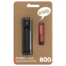 Knog Blinder 600 & Plus 20 Ljussett, Black / red, 600 / 20lm