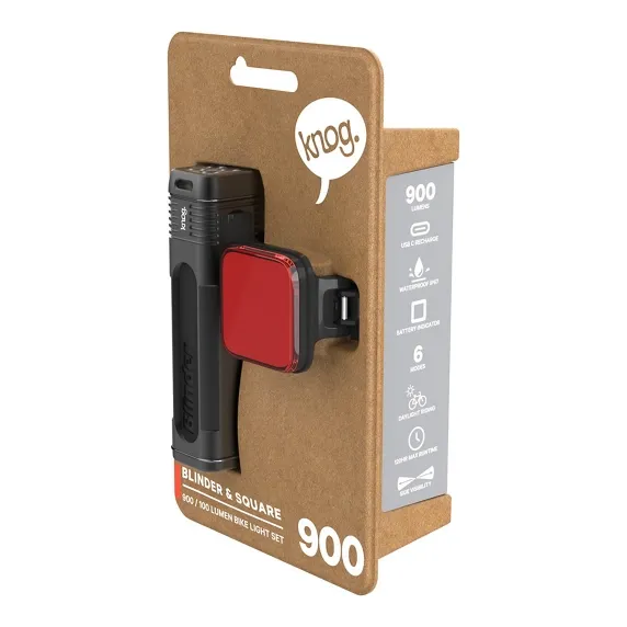 Knog Blinder 900 & Blinder 100 Ljussett Knog Blinder 900 & Blinder 100 Ljussett