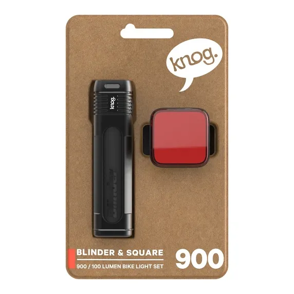 Knog Blinder 900 & Blinder 100 Ljussett Knog Blinder 900 & Blinder 100 Ljussett