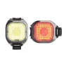 Knog BLINDER MINI SQUARE Light Set, White/Red