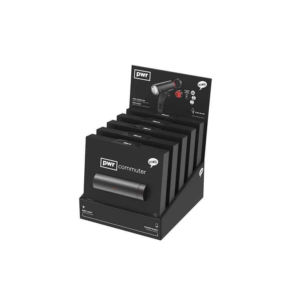 Knog Pwr Commuter 5 Units Framlampa, Black, One Size Knog Pwr Commuter 5 Units Framlampa, Black, One Size