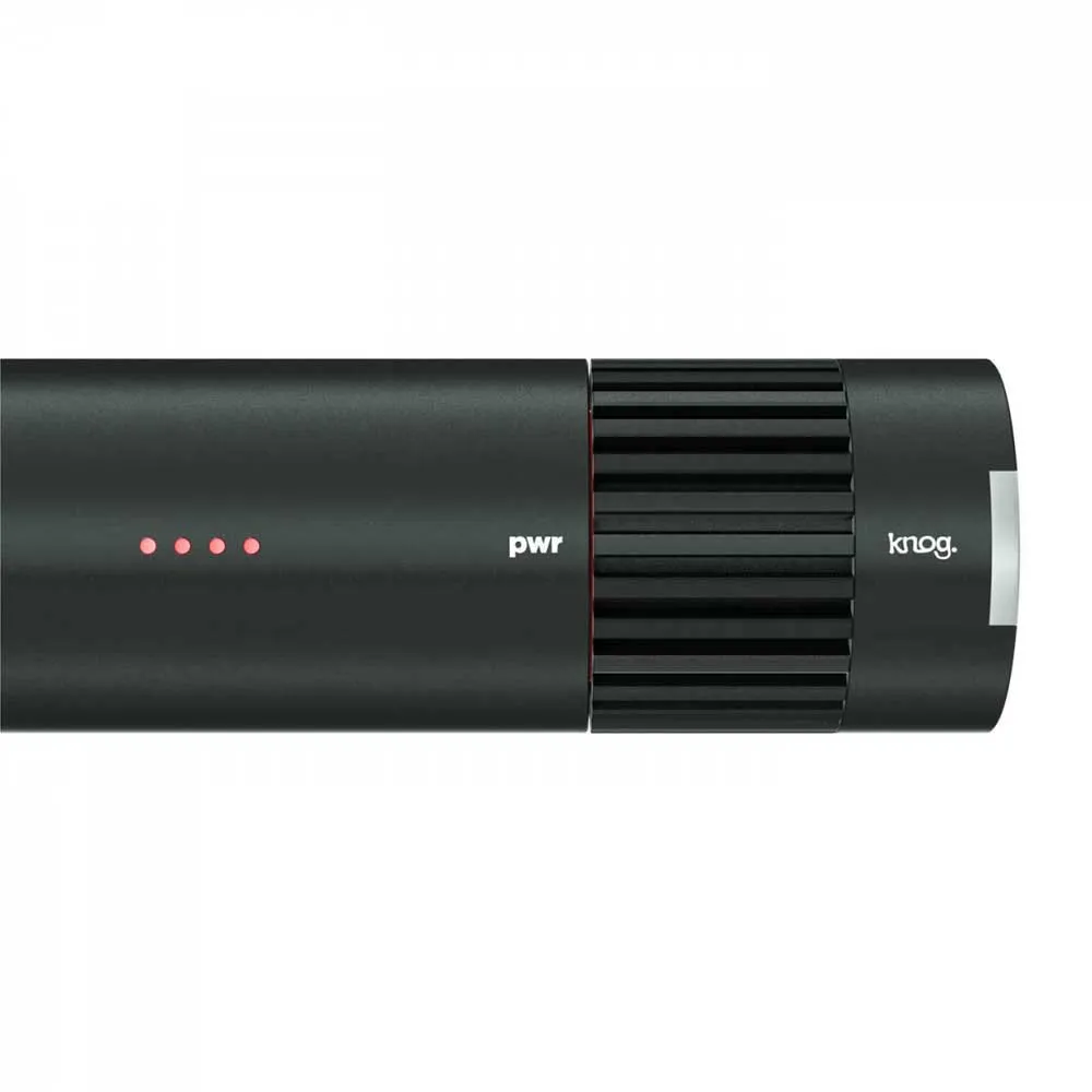 Knog Pwr Trail + Blinder V Bolt Cykellampset, Black, 1100 / 100 Lumens
