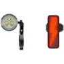 Knog Pwr Trail + Blinder V Bolt Cykellampset, Black, 1100 / 100 Lumens