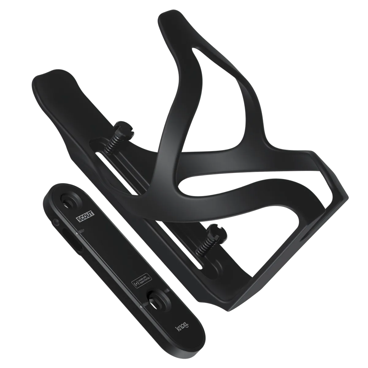 Knog Scout Cykellarm Och Finder, Black