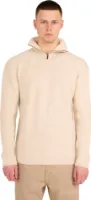 Knowledge Cotton Apparel Men's 1/2 Neck Zip Merino Wool Rib Knit Knowledge Cotton Apparel Men's 1/2 Neck Zip Merino Wool Rib Knit