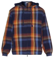 Knowledge Cotton Apparel Men's Checked Hoodie Twill Zipper Jacket Knowledge Cotton Apparel Men's Checked Hoodie Twill Zipper Jacket