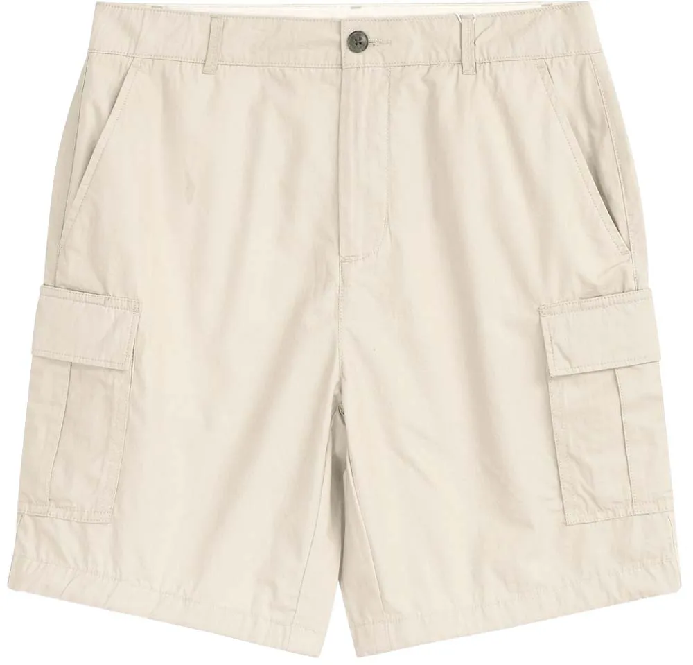 Knowledge Cotton Apparel Men's Fig Loose Cargo Poplin Shorts Knowledge Cotton Apparel Men's Fig Loose Cargo Poplin Shorts