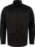 Knowledge Cotton Apparel Men's Larch Utility Shirt, Black Jet