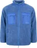 Knowledge Cotton Apparel Men's Oversized Raglan Teddy Polyester Zip Sweat