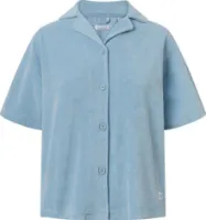 Knowledge Cotton Apparel Women's Woven Terry Short Sleeve Shirt Knowledge Cotton Apparel Women's Woven Terry Short Sleeve Shirt