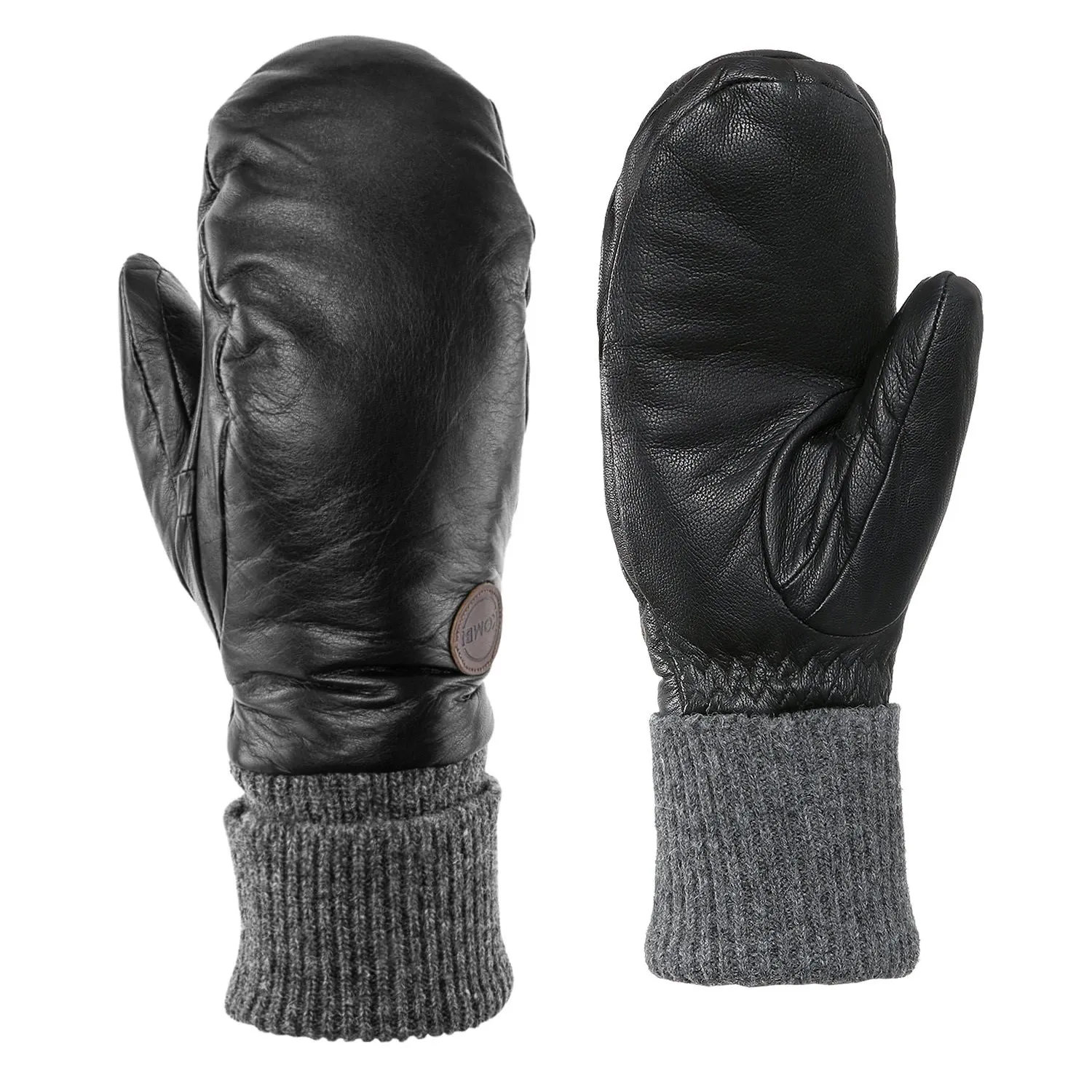 Kombi Rolly Leather Mittens Dame