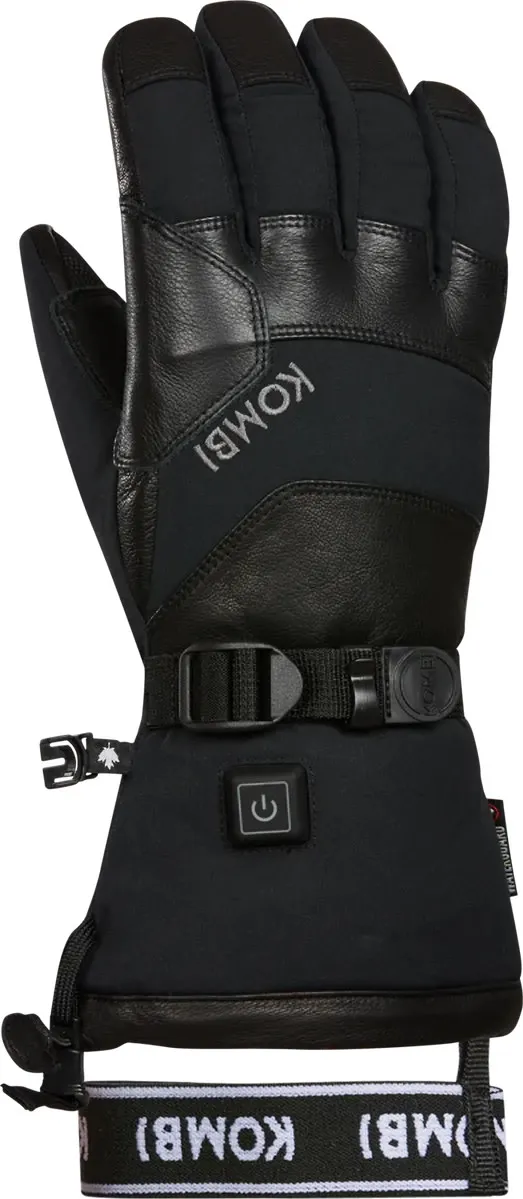 Kombi Unisex Warm It Up Heated Gloves, Black