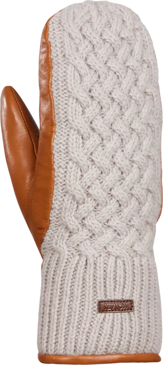 Kombi Women's Ariana Leather and Knit Mittens