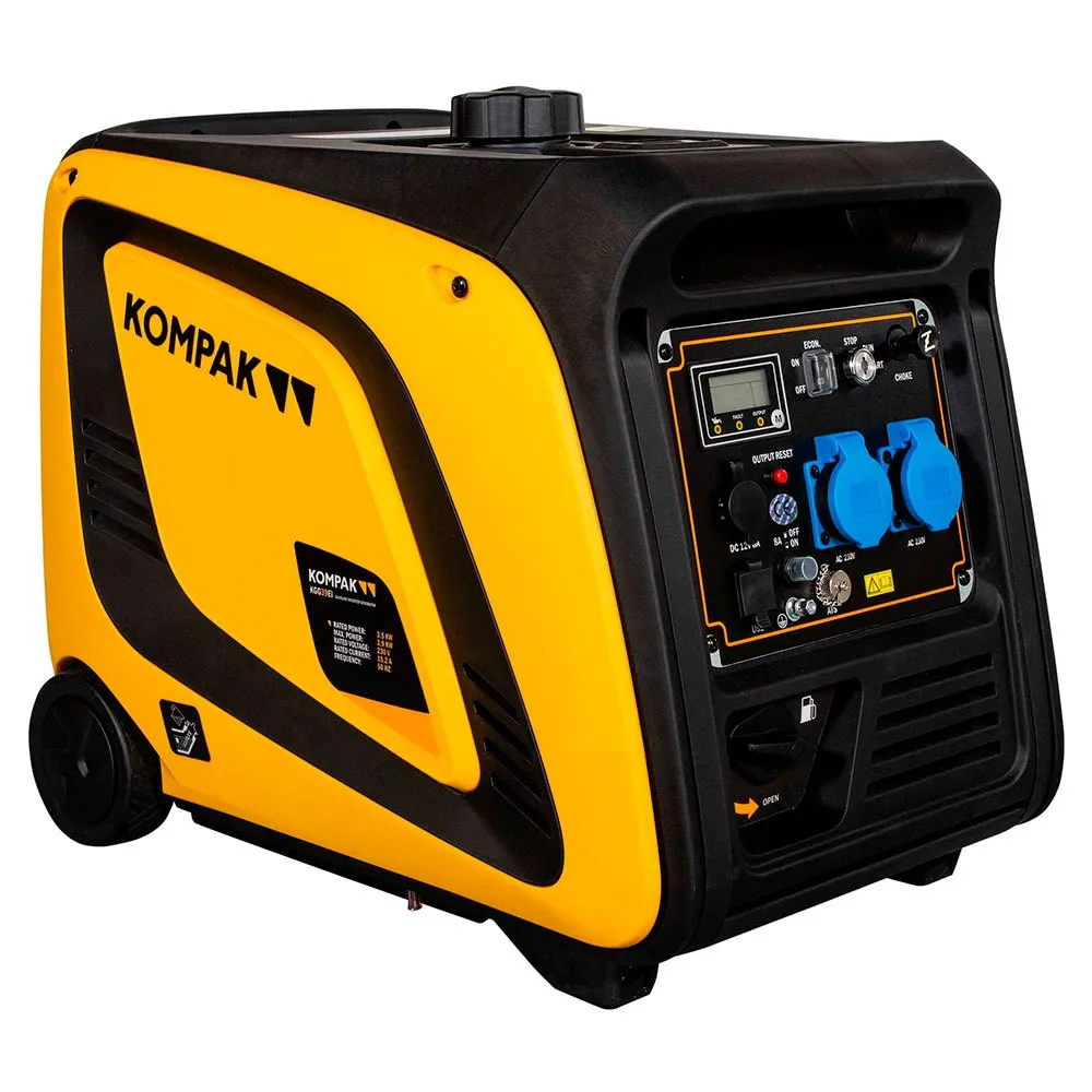Kompak Kgg39ei 3900w Inverter Electric Generator, Black / yellow, One Size