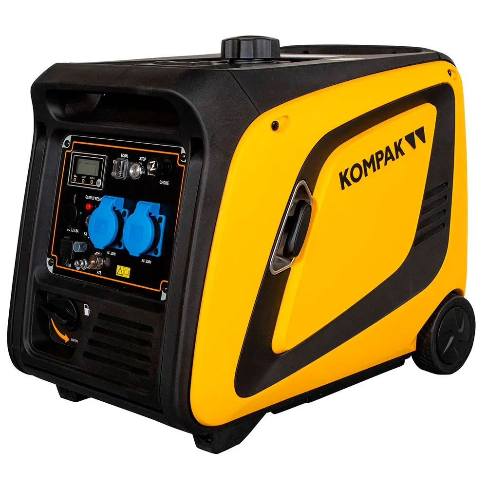 Kompak Kgg39ei 3900w Inverter Electric Generator, Black / yellow, One Size