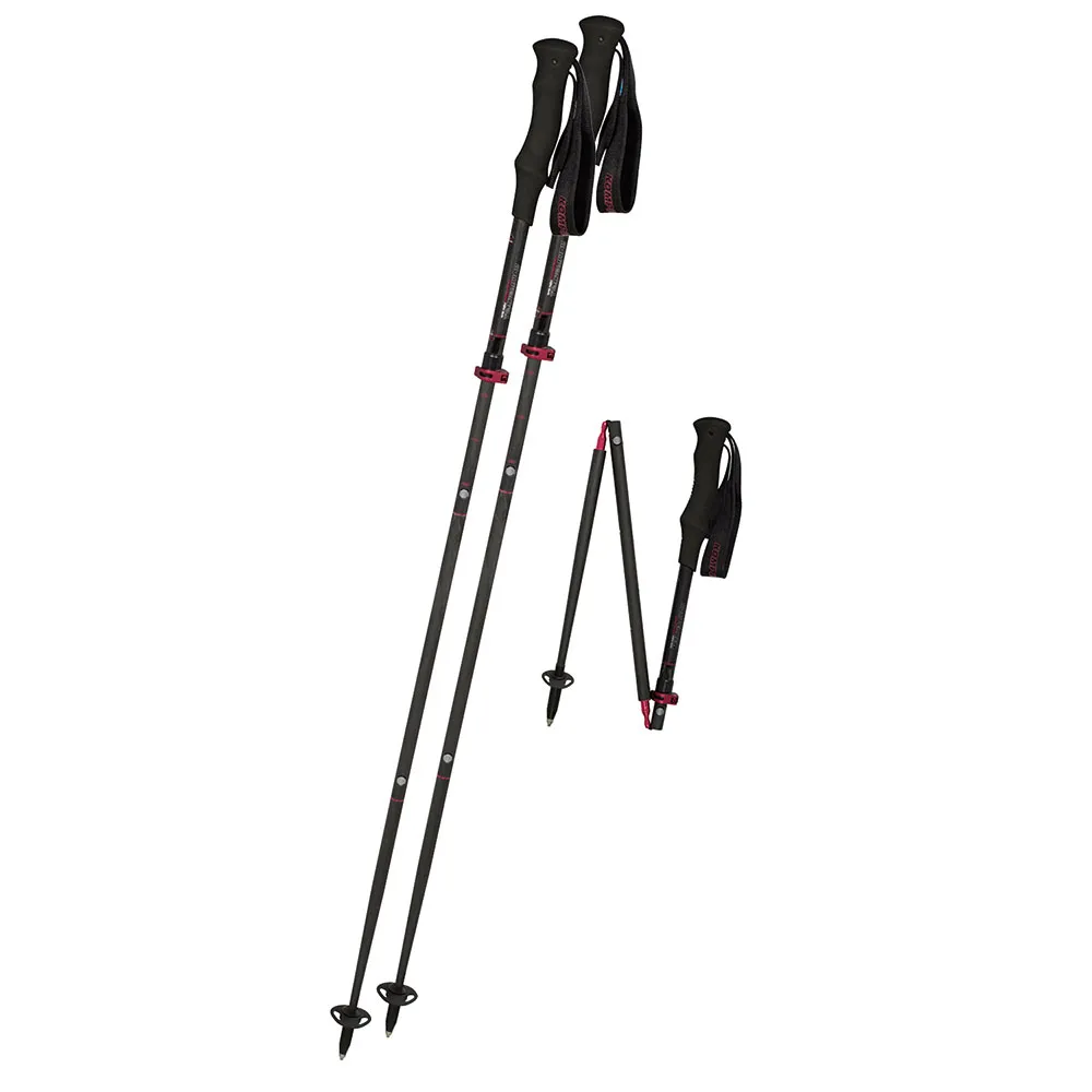 Komperdell Carbon Fxp.4 Summit Vario Compact Stavar, 105-125cm
