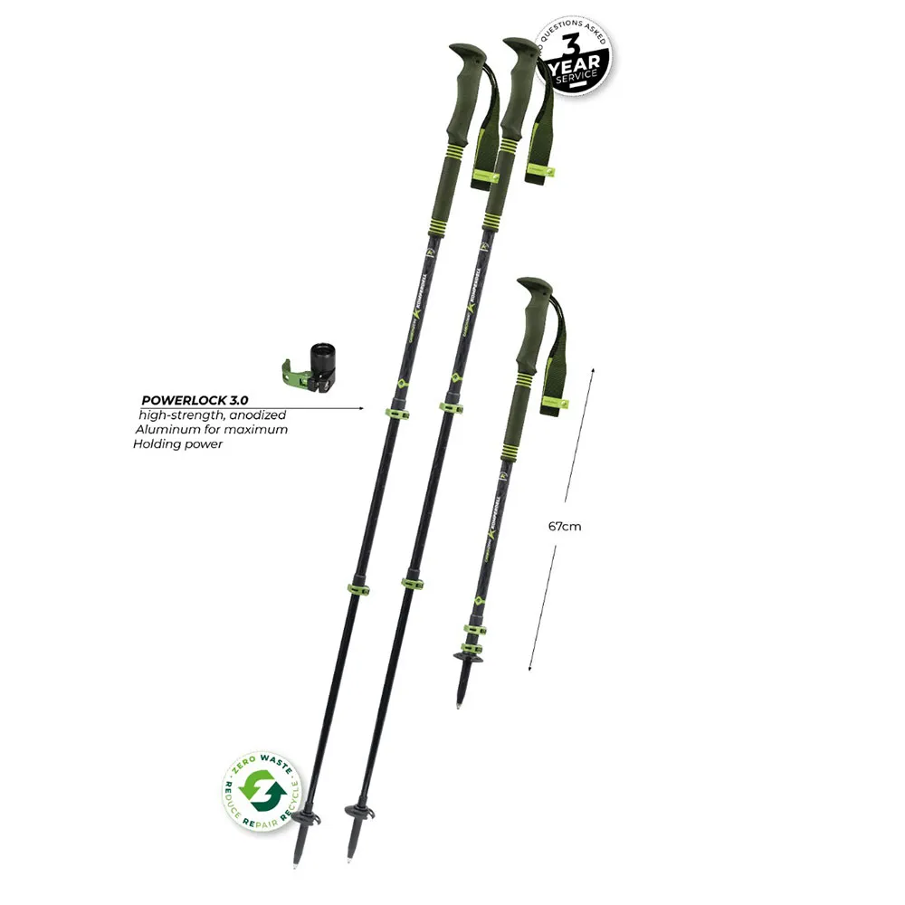 Komperdell Carbon Pro Zero Stavar, 105-140cm