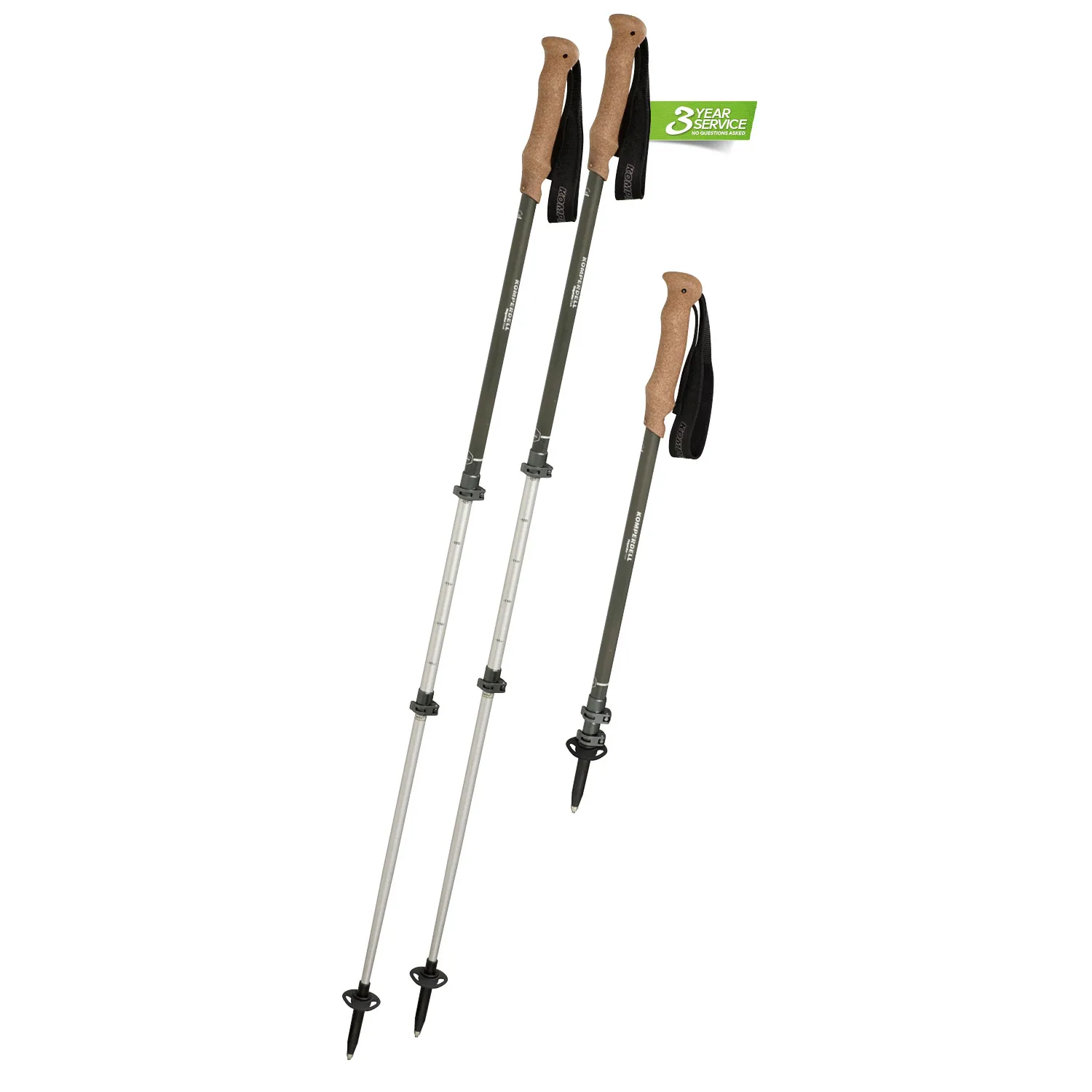Komperdell Ridgehiker Cork Powerlock, black, One Size Komperdell Ridgehiker Cork Powerlock, black, One Size
