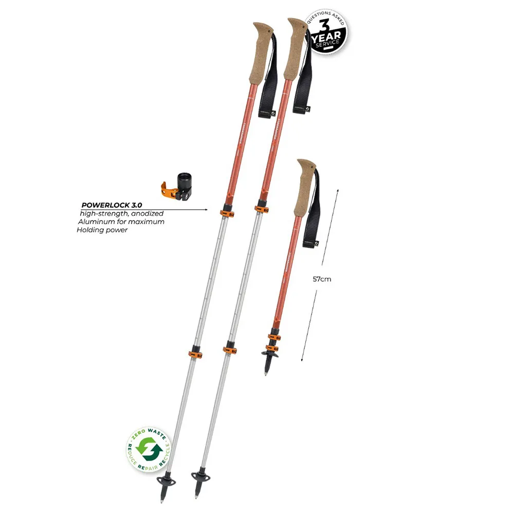 Komperdell Ridgehiker Zero Compact Stavar, 90-120cm Komperdell Ridgehiker Zero Compact Stavar, 90-120cm