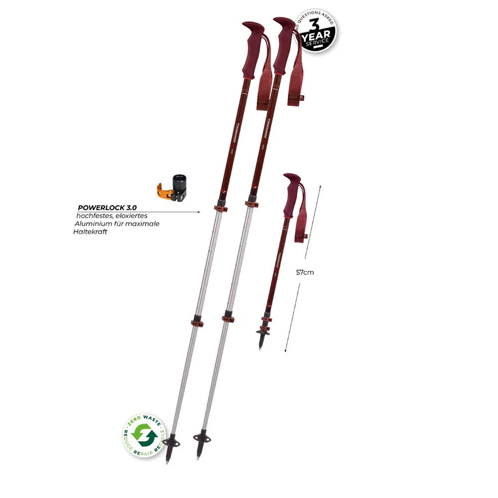 Komperdell Trailmaster Zero Compact Stavar, 105-140cm