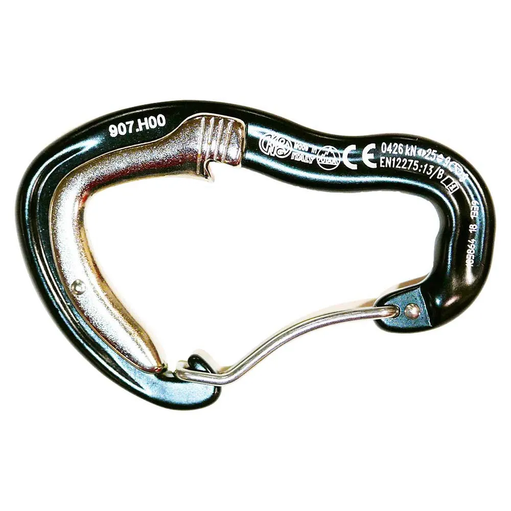 Kong Ergo Wire Panic Karabinkrok, Black, 30cm Kong Ergo Wire Panic Karabinkrok, Black, 30cm