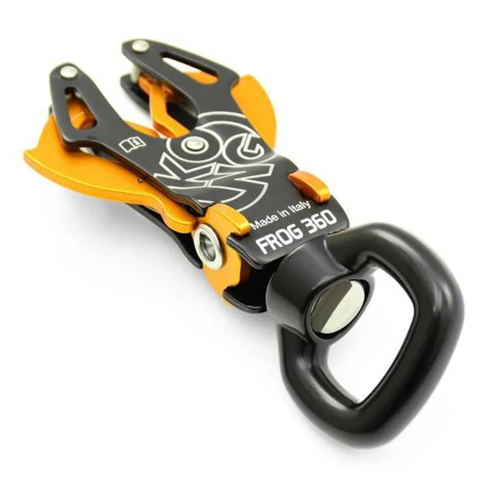 Kong Frog 360 Karabinkrok, Black / orange, One Size