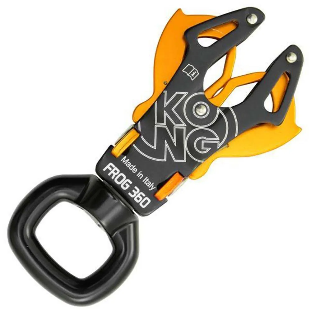Kong Frog 360 Karabinkrok, Black / orange, One Size