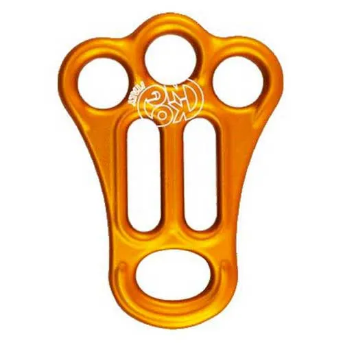 Kong Helt Anodiserad Firningsbroms, Orange, One Size
