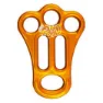 Kong Helt Anodiserad Firningsbroms, Orange, One Size