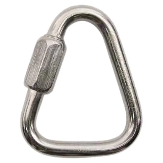 Kong Triangle Quick Links Karabinkrok, Silver, 10mm Kong Triangle Quick Links Karabinkrok, Silver, 10mm