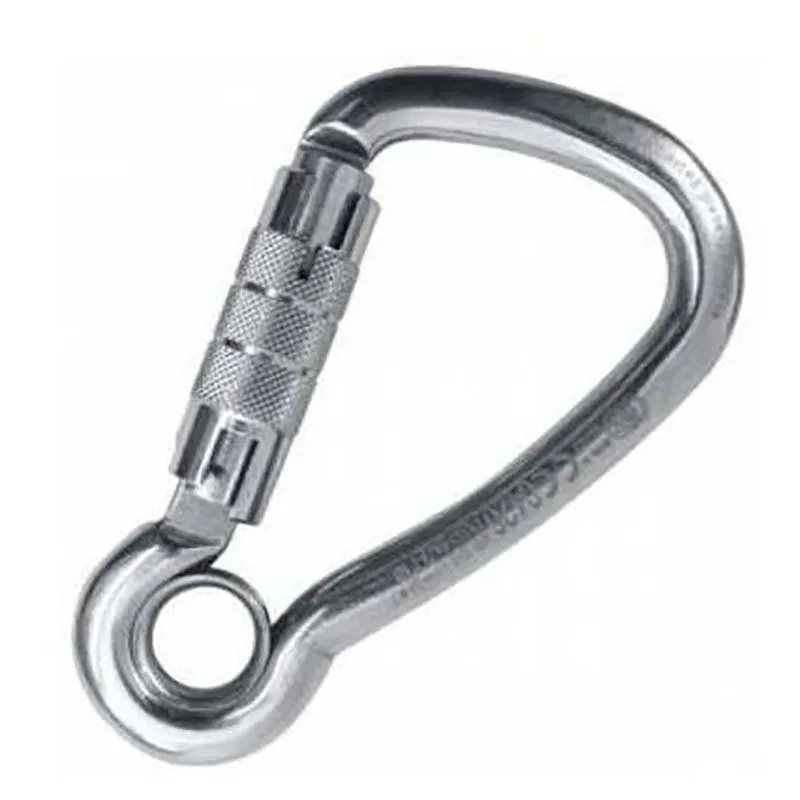 Kong Vridbar Karbinhake Med ögla 120 Mm, Silver, One Size