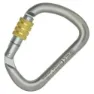 Kong X-large C Steel Threaded Karabinkrok, Metal / lunar white, One Size