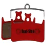 KOO D-586 Hope Tech 3/e4/stealth Race E4/mono/tech M4/rx4/sr Organiska Skivbromsbelägg, Red / silver, One Size
