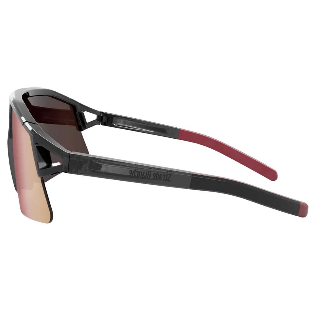 KOO Strade Bianche Solglasögon, Hype black, Siena Red Mirror/CAT2