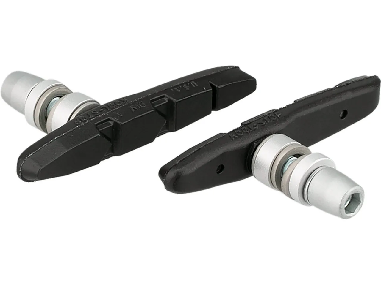 Kool-Stop Bremsschuhe V-Brake T2 Thinline, Red / black, One Size Kool-Stop Bremsschuhe V-Brake T2 Thinline, Red / black, One Size