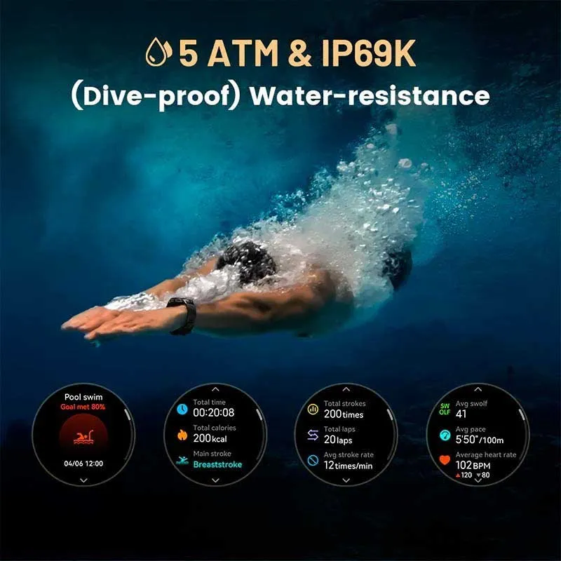 Kospet Tank T3 Special Edition Smartklocka, Black