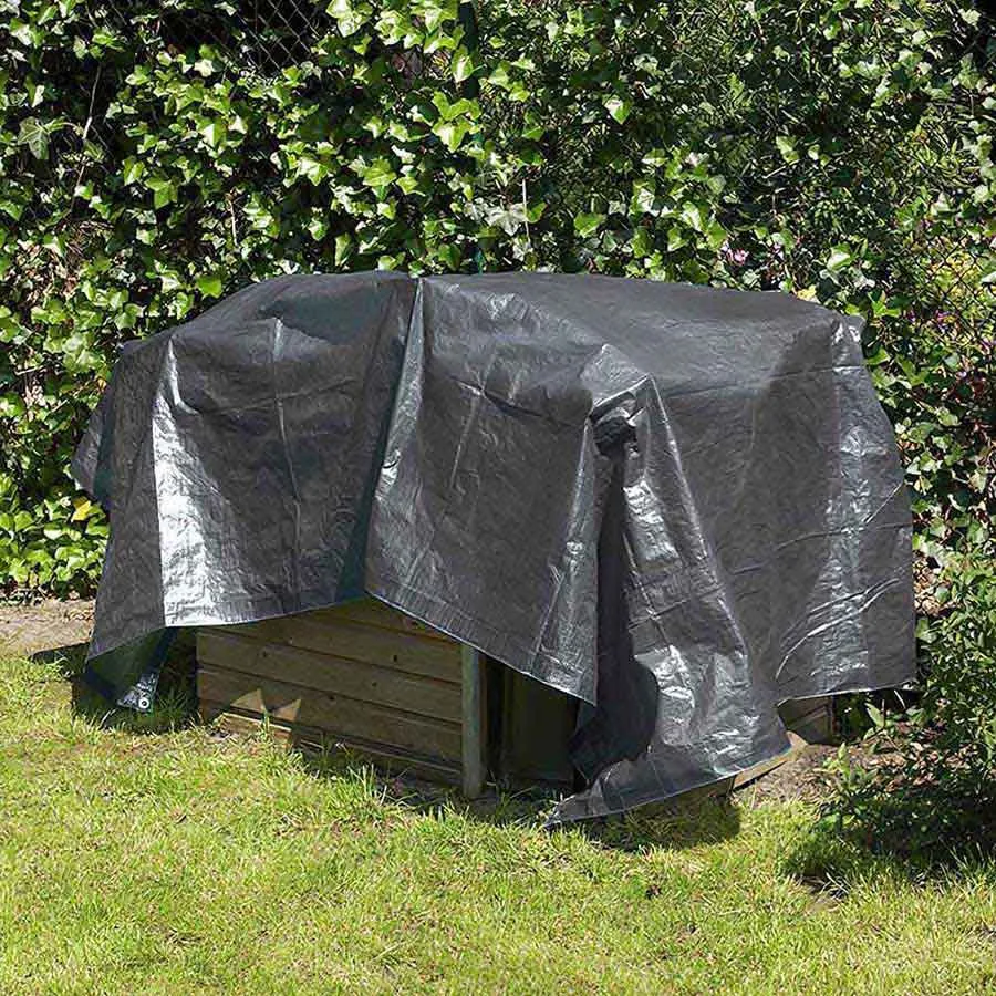 Kreator 5x8 M 240g/m2/m2 Uteplatsmarkis unisex, Black, One Size