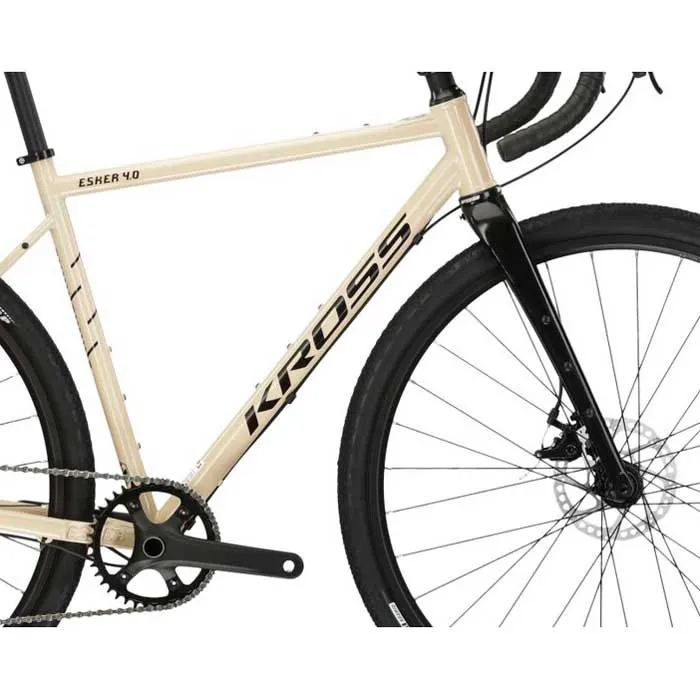 Kross Esker 4.0 700 Micorshift Advent M6205 2023 Gravelcykel, Creamy Kross Esker 4.0 700 Micorshift Advent M6205 2023 Gravelcykel, Creamy