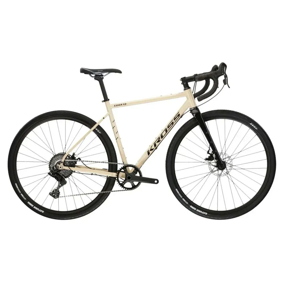 Kross Esker 4.0 700 Micorshift Advent M6205 2023 Gravelcykel, Creamy Kross Esker 4.0 700 Micorshift Advent M6205 2023 Gravelcykel, Creamy