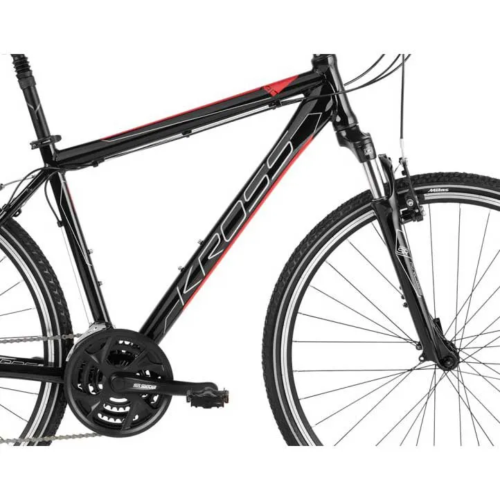 Kross Evado 3.0 28´´ Cykel, Black / red, M