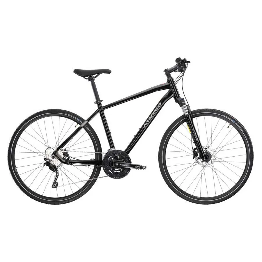 Kross Evado 7.0 700 Cues Rd U6020 2024 Cykel, Black, L
