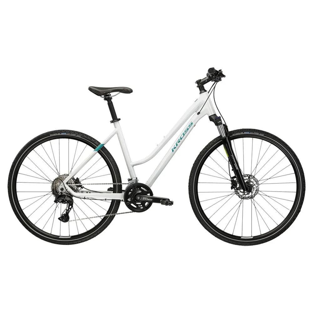 Kross Evado 7.0 700 Cues Rd U6020 Lady 2024 Cykel, White, L