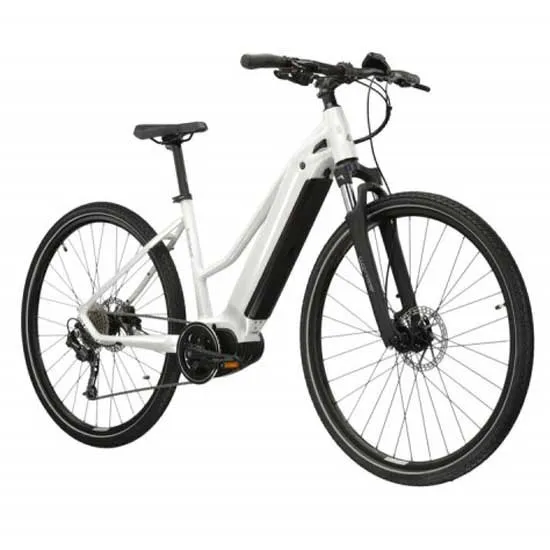 Kross Evado Hybrid 3.0 28´´ Deore M592 Lady 2023 Elcykel, Pearl, M, 882Wh
