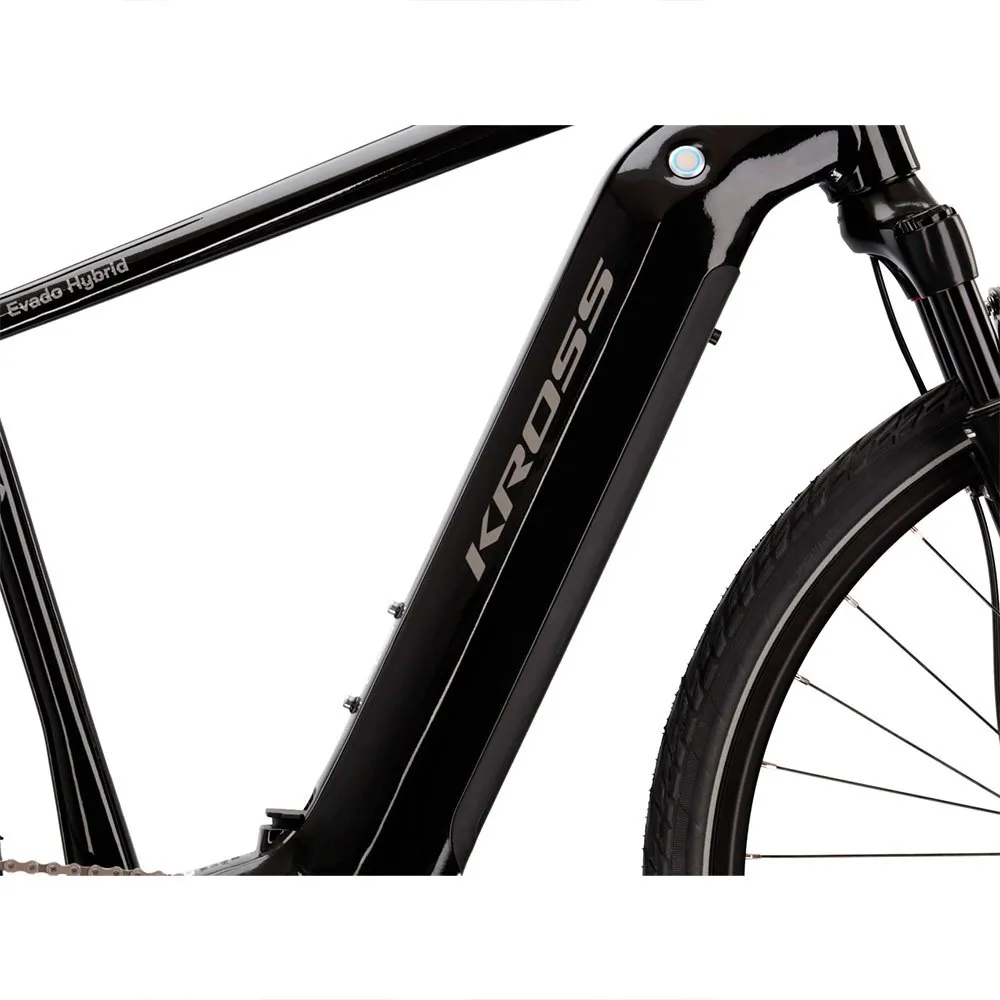 Kross Evado Hybrid 6.0 Elcykel, Black, L, 630Wh