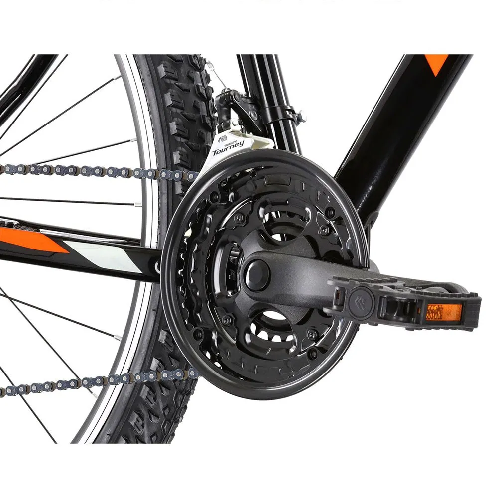 Kross Hexagon 2.0 26´´ 2022 Mtb Cykel, Black / orange / gray, XS