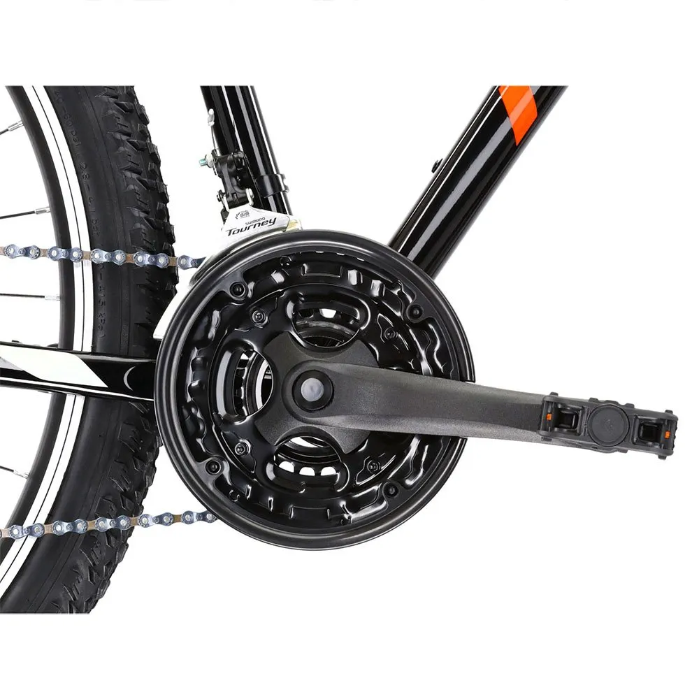 Kross Hexagon 2.0 26´´ 2022 Mtb Cykel, Black / orange / gray, XS