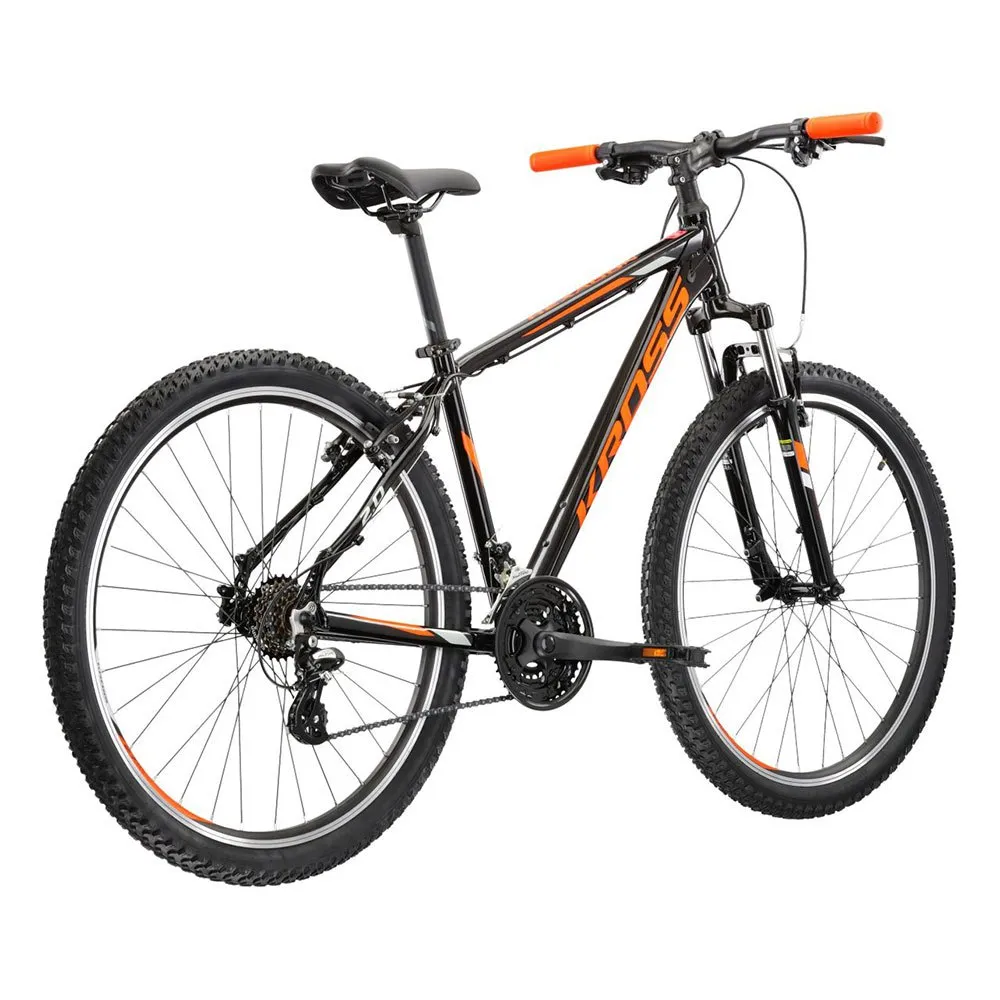 Kross Hexagon 2.0 26´´ 2022 Mtb Cykel, Black / orange / gray, XS