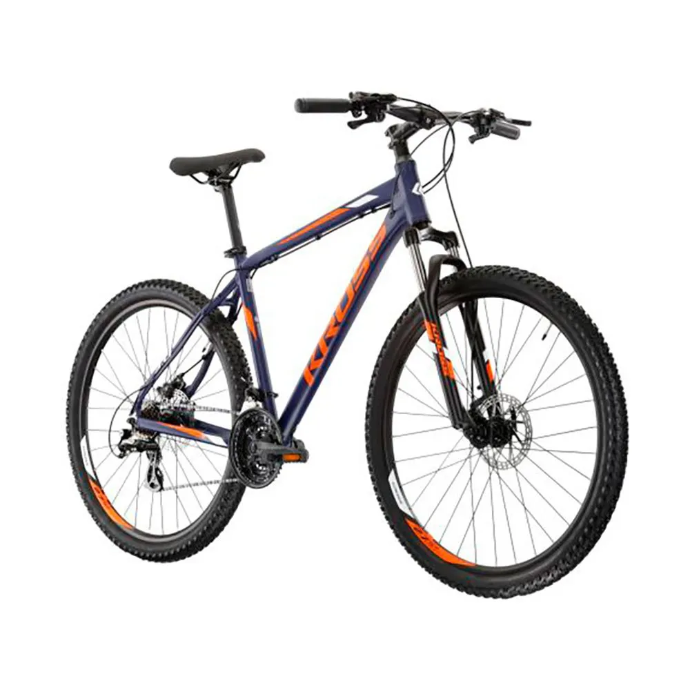 Kross Hexagon 3.0 27.5´´ 2022 Mtb Cykel, Navy blue / orange / white, M